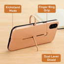Finger Strap iPhone X Case with Kickstand by LJGDeals