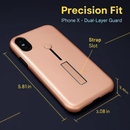 Finger Strap iPhone X Case with Kickstand by LJGDeals