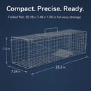 Cat Trap Cage: Humane Live Trap with Release by LJGDeals
