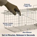 Cat Trap Cage: Humane Live Trap with Release by LJGDeals