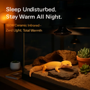 Ceramic Infrared Heat Lamp for Reptile Terrariums (No Light) by LJGDeals