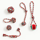 Christmas Dog Rope Chew Toys Set for Puppies and Dogs by LJGDeals