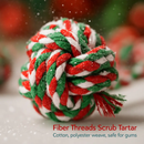 Christmas Dog Rope Chew Toys Set for Puppies and Dogs by LJGDeals