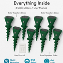 Solar Powered Mole Repellent for Outdoor Gardens and Yards by LJGDeals