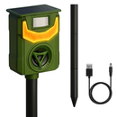 Ultrasonic Solar Animal Repeller with Flame Light by LJGDeals