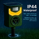 Ultrasonic Solar Animal Repeller with Flame Light by LJGDeals