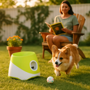 Automatic Dog Ball Launcher Rechargeable Interactive Pet Ball Thrower for Small Medium Dogs Interactive Dog Fetch Toy with 3 Adjustable Distance Setti by LJGDeals