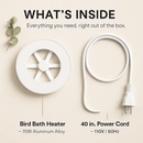 Bird Bath Heater for Outdoors with Thermostat by LJGDeals