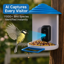 Smart Bird Feeder with Solar Powered Camera by LJGDeals