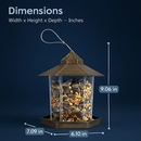 Hanging Gazebo Wild Bird Feeder in Garden, Patio, Yard by LJGDeals