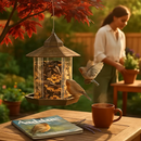 Hanging Gazebo Wild Bird Feeder in Garden, Patio, Yard by LJGDeals