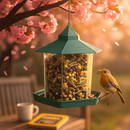 Hanging Gazebo Wild Bird Feeder in Garden, Patio, Yard by LJGDeals