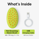 Cat Grooming Steam Brush for Pets – 3-in-1 Massager by LJGDeals