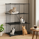 Cat Playpen Cage - Multi-Tier Indoor Cat House by LJGDeals