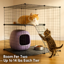 2-Tier Cat Cage Playpen with Ladder for Small Pets by LJGDeals