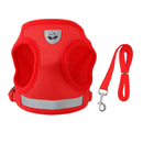 Pet Mesh Harness and Leash Set with Reflective Chest Strap by LJGDeals