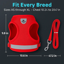 Pet Mesh Harness and Leash Set with Reflective Chest Strap by LJGDeals