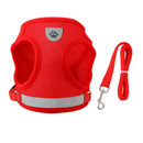 Pet Mesh Harness and Leash Set with Reflective Chest Strap by LJGDeals