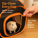 Foldable Pet Play Tent with Tunnel for Indoor or Outdoor Use by LJGDeals