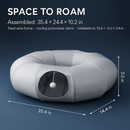 Indoor Cat Tunnel Bed with Hanging Ball — 2-in-1 Fun by LJGDeals