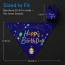 Dog Birthday Bandana Hat Set for Cute Pet Party by LJGDeals