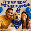 Dog Birthday Bandana Hat Set for Cute Pet Party by LJGDeals