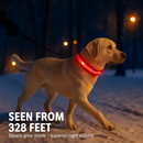 LED Dog Collar: Safety Light for Night Walks by LJGDeals