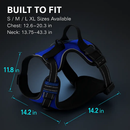 Light Up Dog Harness with Rechargeable LED Lights and Handle by LJGDeals