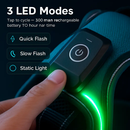 Light Up Dog Harness with Rechargeable LED Lights and Handle by LJGDeals