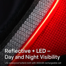 Light Up Dog Harness with Rechargeable LED Lights and Handle by LJGDeals