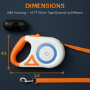 Retractable Dog Leash with LED Light and RGB Glow by LJGDeals