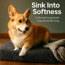 Dog Bed Soft Plush Cushion for Cozy Warm Pets