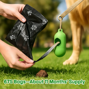 Dog Waste Bags with Dispenser - Leakproof & Unscented by LJGDeals