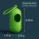 Dog Waste Bags with Dispenser - Leakproof & Unscented by LJGDeals