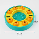 Dog Puzzle Food Feeder Slow Feeding Bowl Interactive Toy Dog Treat Dispensing Toy for IQ Training Mental Enrichment For Small Medium Large Dog Cat by LJGDeals
