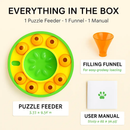 Dog Puzzle Food Feeder Slow Feeding Bowl Interactive Toy Dog Treat Dispensing Toy for IQ Training Mental Enrichment For Small Medium Large Dog Cat by LJGDeals