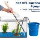 Multifunctional Aquarium Gravel Cleaner - Adjustable Tube by LJGDeals