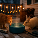 Heated Water Bowl for Dog Cat - Keeps Water Warm Indoors by LJGDeals