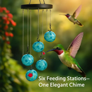 Wind Chimes Humming Bird Feeder - Outdoor Garden Decor by LJGDeals
