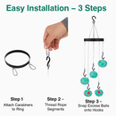Wind Chimes Humming Bird Feeder - Outdoor Garden Decor by LJGDeals