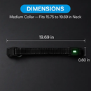 Light Up Dog Collar with LED Night Safety Colors by LJGDeals