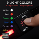 Light Up Dog Collar with LED Night Safety Colors by LJGDeals