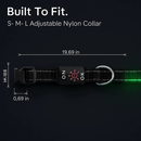 Light Up Dog Collar with LED Night Safety Colors by LJGDeals