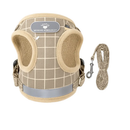 Pet Mesh Harness and Leash Set with Reflective Chest Strap by LJGDeals