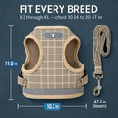 Pet Mesh Harness and Leash Set with Reflective Chest Strap by LJGDeals