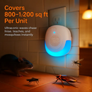 Ultrasonic Pest Repellers Plug-In for Indoor Use by LJGDeals
