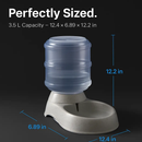 Pet Water Dispenser for Gravity Refill System by LJGDeals