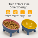 Raised Tilted Elevated Cat Food Bowl for Easy Eating by LJGDeals