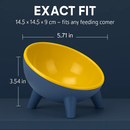Raised Tilted Elevated Cat Food Bowl for Easy Eating by LJGDeals