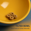 Raised Tilted Elevated Cat Food Bowl for Easy Eating by LJGDeals